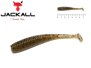 Силікон Jackall I Shad Tail 2.8" Green Pumpkin Pepper